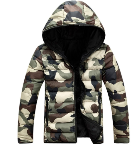 Camouflage Thick Cotton Pad Warm Cotton Jacket