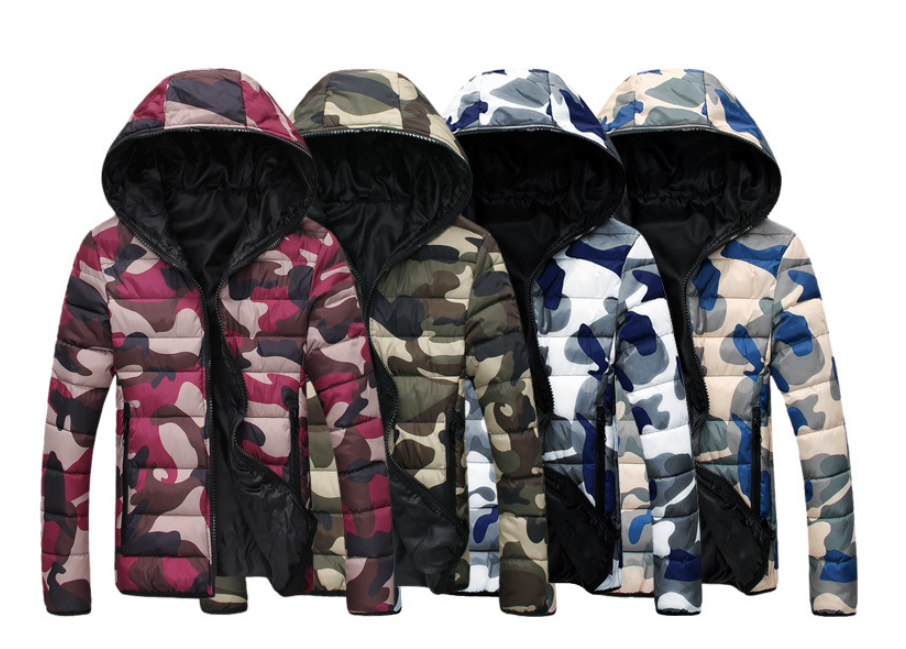 Camouflage Thick Cotton Pad Warm Cotton Jacket