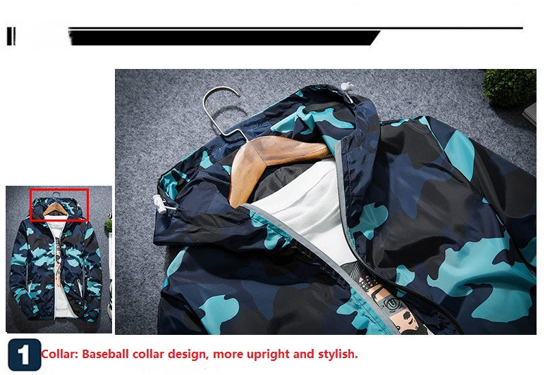 Camouflage Jackets Casual Coat