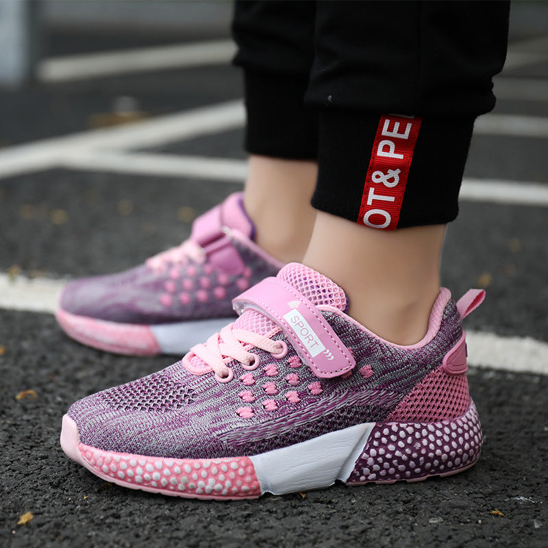 Mesh Face Shock Absorber Sneakers