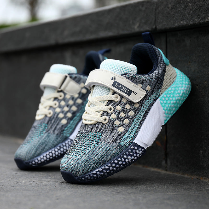 Mesh Face Shock Absorber Sneakers