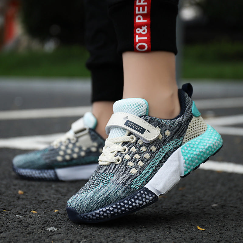 Mesh Face Shock Absorber Sneakers