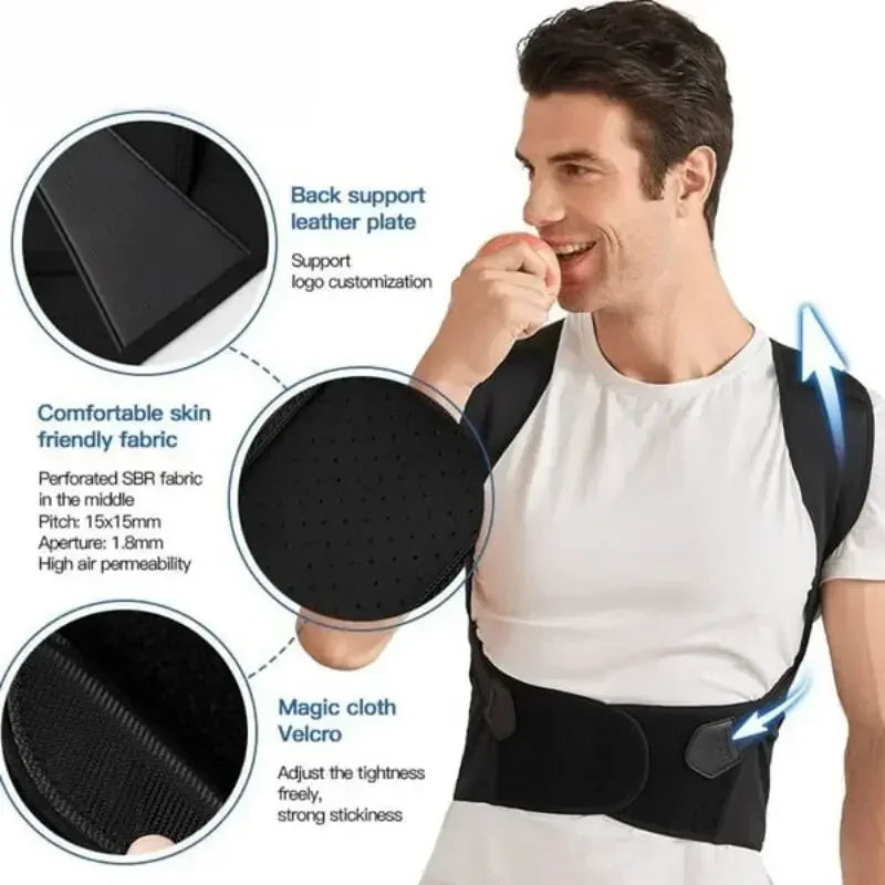 Improve Spine Clavicle Brace Posture Vest Back Posture Corrector Belt