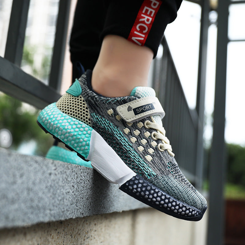 Mesh Face Shock Absorber Sneakers