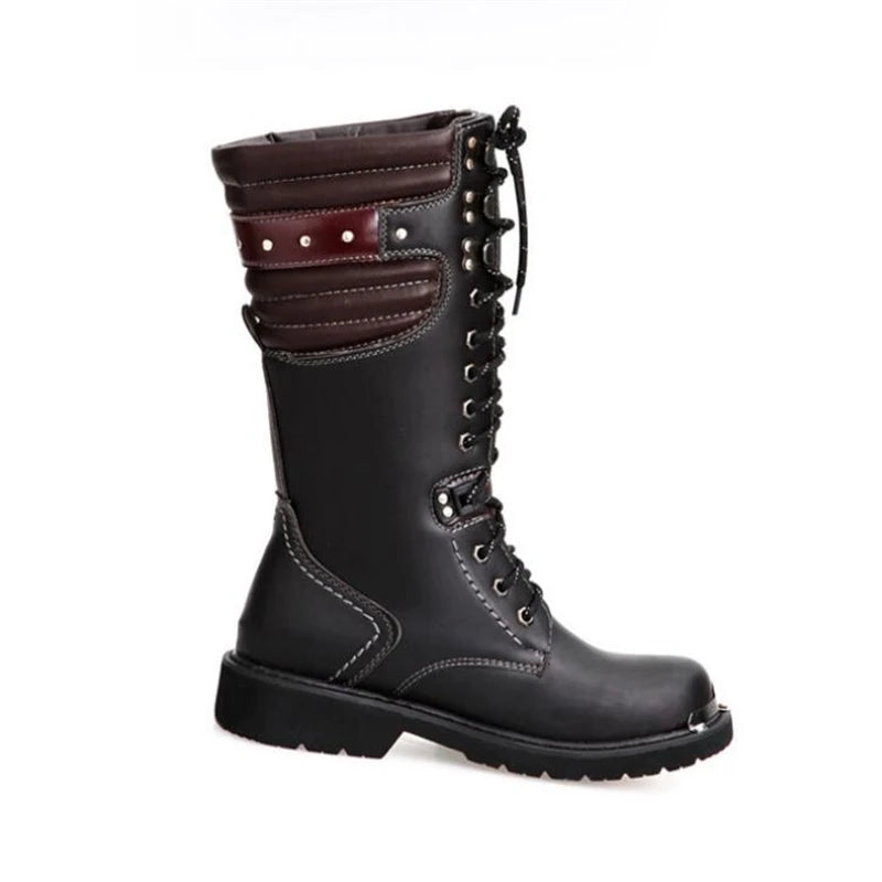 Men's Tactical Mid-calf Long Boots