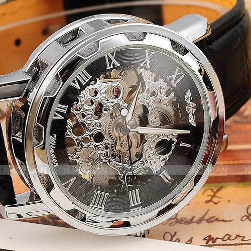 Luxury Male Business Leather Strap Wrist Watch