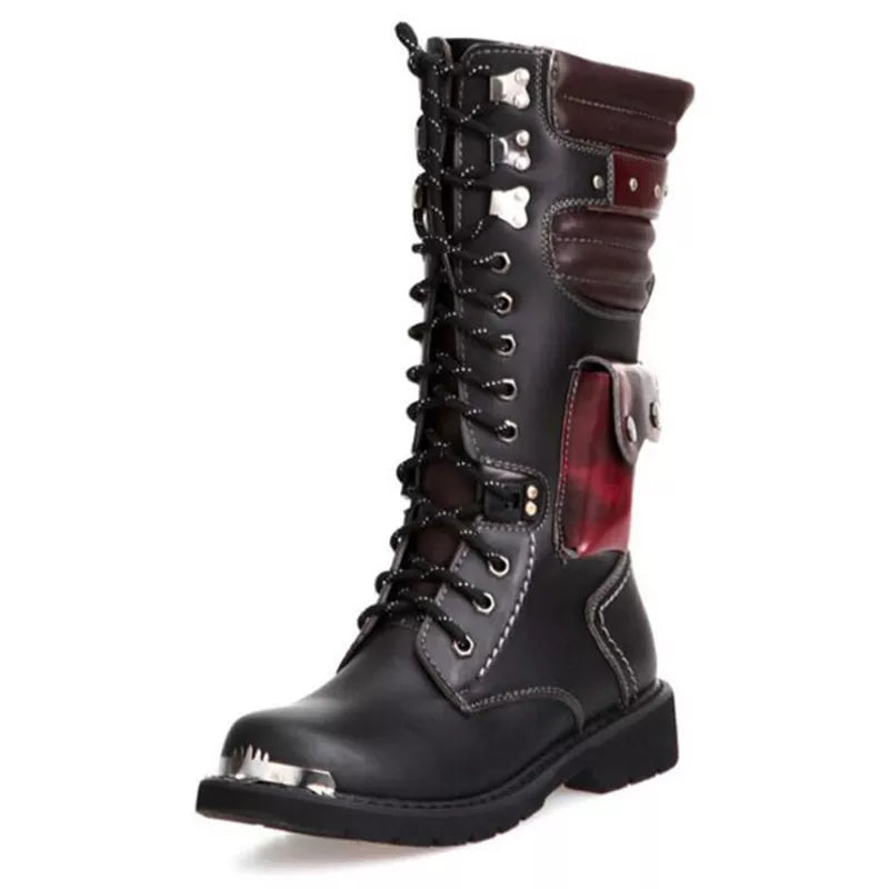 Men's Tactical Mid-calf Long Boots