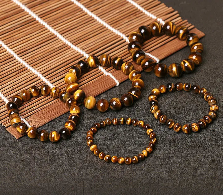 Natural Tiger's Eye Stone Bracelets