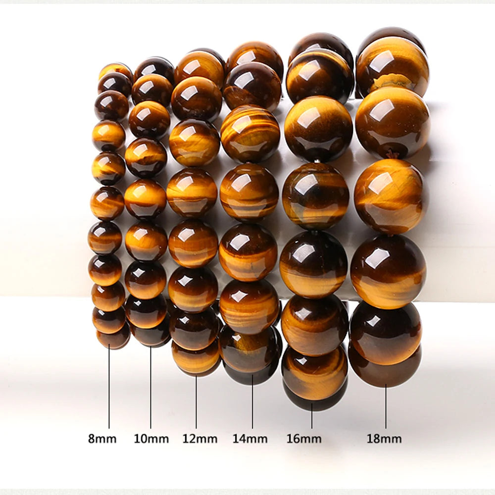 Natural Tiger's Eye Stone Bracelets