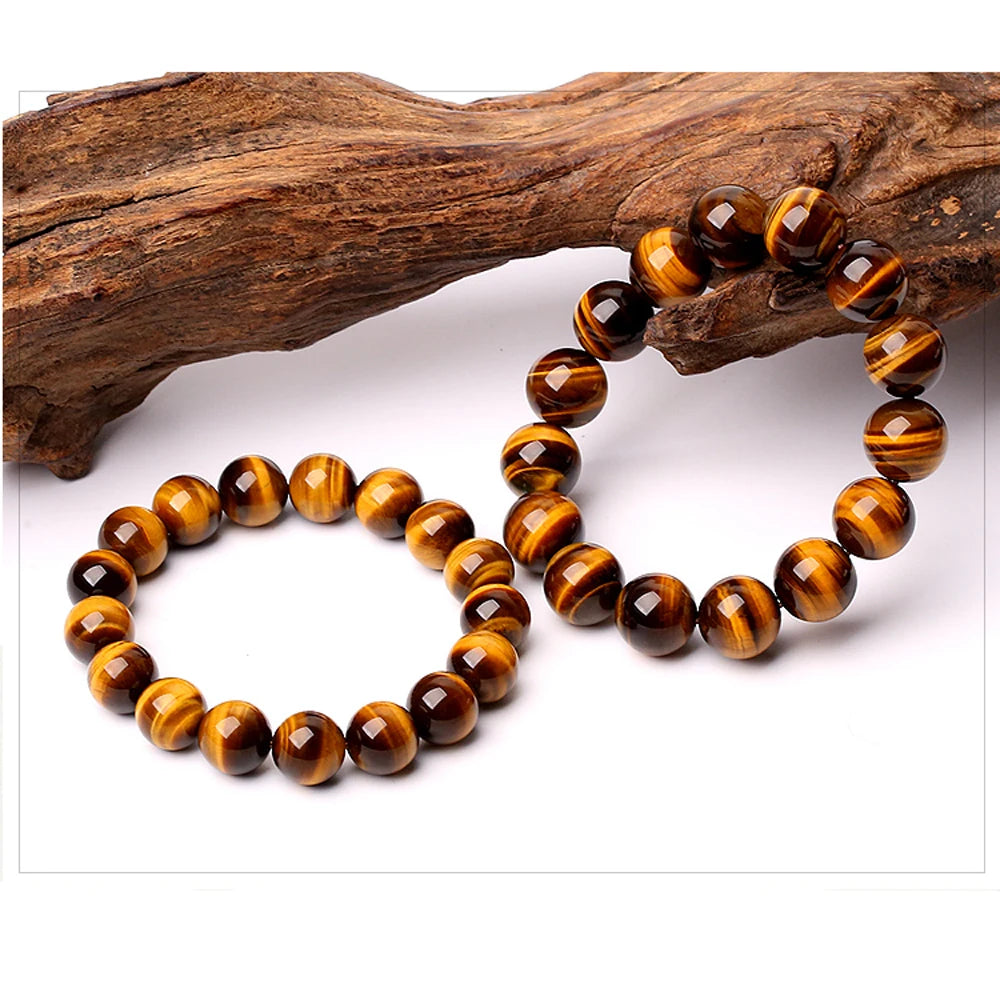 Natural Tiger's Eye Stone Bracelets