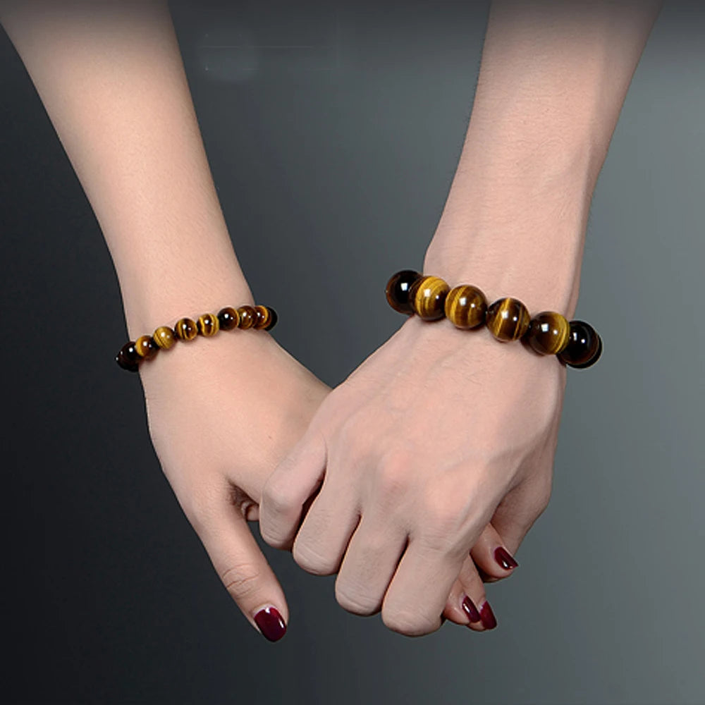 Natural Tiger's Eye Stone Bracelets