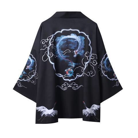 Loose Fitting Quarter Sleeved Kimono Jacket