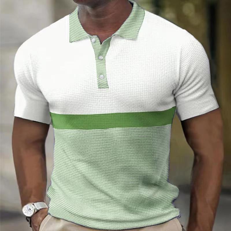 Short Sleeved Color Matching Zipper