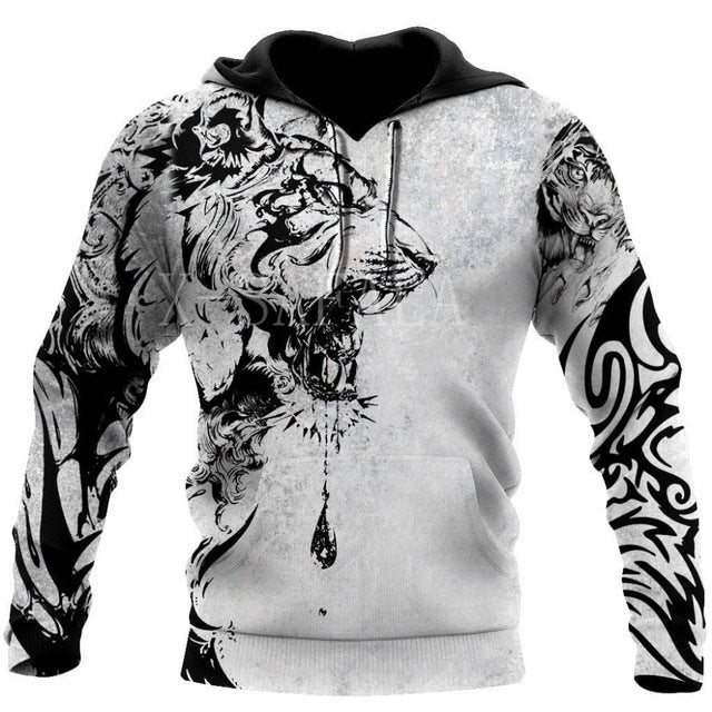 Hoodies Cool Animal-print Street