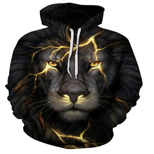 Hoodies Cool Animal-print Street